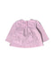 A Pink Long Sleeve Tops from Tommy Hilfiger in size 12-18M for girl. (Back View)