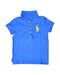 A Blue Short Sleeve Polos from Polo Ralph Lauren in size 6T for boy. (Front View)