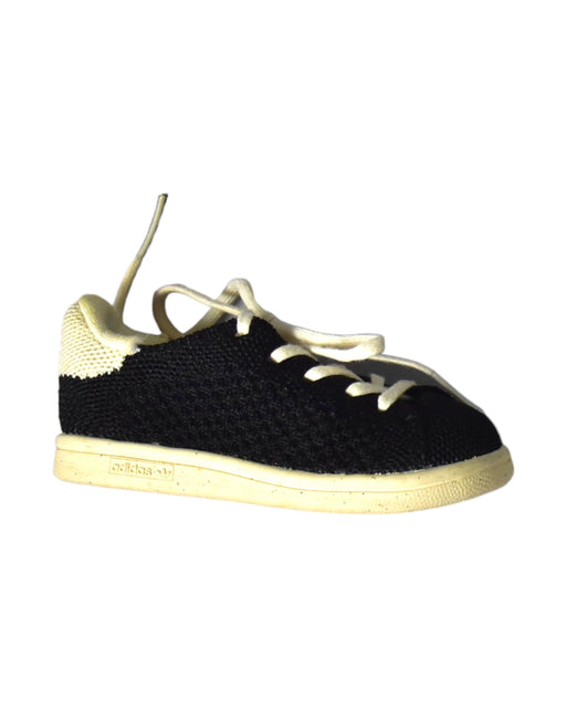 A Black Sneakers from Adidas Mini Rodini in size 12-18M for neutral. (Front View)