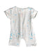 A White Short Sleeve Rompers from Elly in size 0-3M for boy. (Back View)