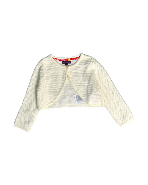 A White Cardigans from Sergent Major in size 12-18M for girl. (Front View)