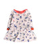 A Pink Long Sleeve Dresses from Petit Bateau in size 12-18M for girl. (Front View)