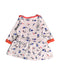 A Pink Long Sleeve Dresses from Petit Bateau in size 12-18M for girl. (Back View)