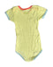 A Yellow Short Sleeve Bodysuits from Petit Bateau in size 3T for girl. (Back View)