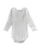 A White Long Sleeve Bodysuits from Petit Bateau in size 18-24M for neutral. (Back View)