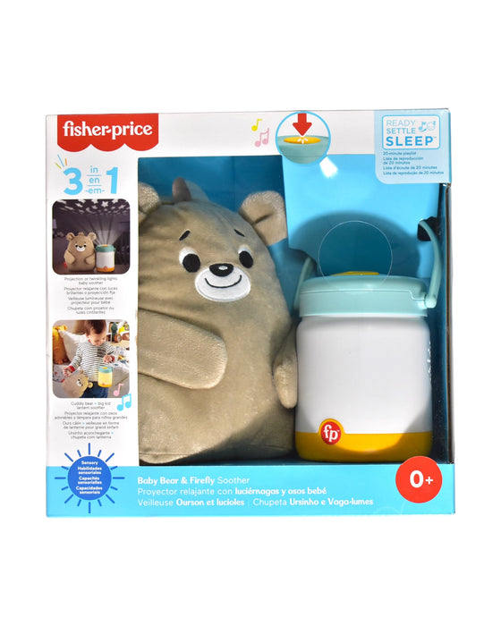 A Brown Soft Toys from Fisher Price in size Newborn for boy. (Front View)