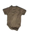 A Brown Short Sleeve Bodysuits from lovingsundays in size 0-3M for boy. (Back View)