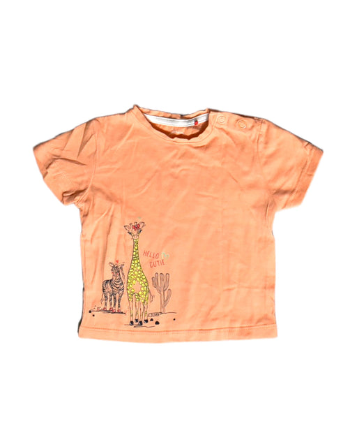 A Orange Short Sleeve Tops from s.Oliver in size 6-12M for girl. (Front View)