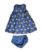 A Blue Dress Sets from Stella McCartney in size 6-12M for girl. (Front View)