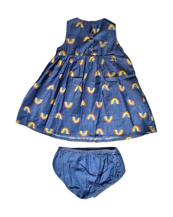 A Blue Dress Sets from Stella McCartney in size 6-12M for girl. (Back View)