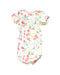 A White Short Sleeve Bodysuits from Petit Bateau in size 12-18M for girl. (Back View)