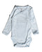 A Blue Long Sleeve Bodysuits from Petit Bateau in size 0-3M for boy. (Front View)