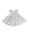 A White Sleeveless Dresses from Petit Bateau in size 3-6M for girl. (Back View)