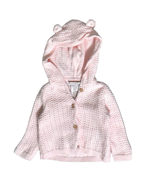 A Pink Cardigans from Tommy Bahama in size 3-6M for girl. (Front View)