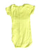 A Yellow Short Sleeve Bodysuits from Petit Bateau in size 0-3M for girl. (Back View)