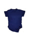 A Blue Short Sleeve Bodysuits from Raph and Remy in size 0-3M for boy. (Back View)