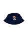 A Navy Sun Hats from Moschino in size 6-12M for neutral. (Front View)