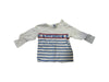 A White Long Sleeve T Shirts from Petit Bateau in size 12-18M for neutral. (Front View)