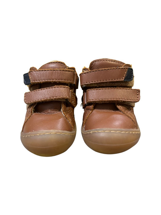 A Brown Slip Ons from Du Pareil au même in size 12-18M for neutral. (Front View)