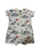 A White Short Sleeve Rompers from Petit Bateau in size 6-12M for neutral. (Front View)