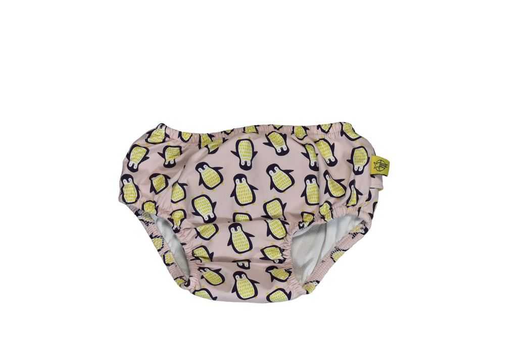 A Pink Swim Diapers from Lassig in size 6-12M for girl. (Front View)