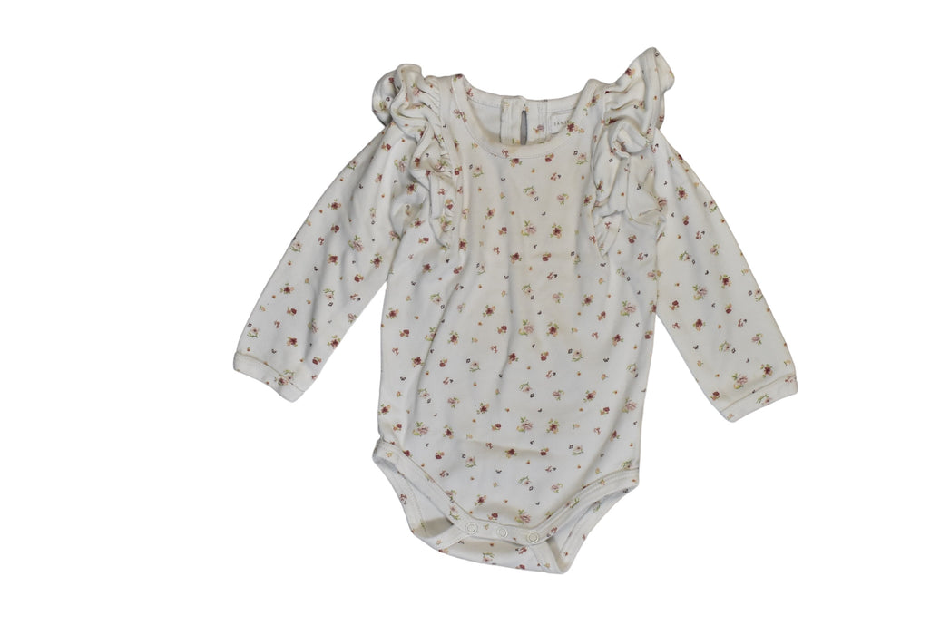 A White Long Sleeve Bodysuits from Jamie Kay in size 12-18M for girl. (Back View)