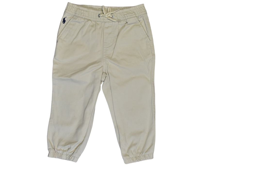 A White Casual Pants from Polo Ralph Lauren in size 12-18M for boy. (Front View)