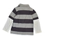 A Grey Long Sleeve Polos from Le Petit Society in size 2T for boy. (Back View)