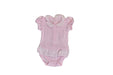 A Pink Short Sleeve Bodysuits from Mayoral in size 6-12M for girl. (Front View)