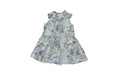 A Blue Sleeveless Dresses from Chateau de Sable in size 0-3M for girl. (Front View)