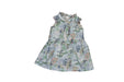 A Blue Sleeveless Dresses from Chateau de Sable in size 0-3M for girl. (Back View)