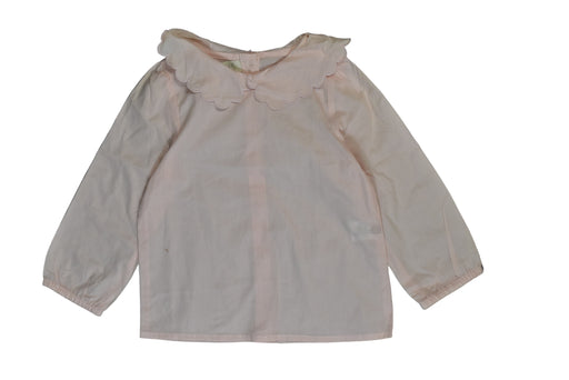 A Pink Long Sleeve Shirts from Olivier London in size 6-12M for girl. (Front View)