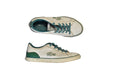 A White Sneakers from Lacoste in size 7Y for boy. (Front View)