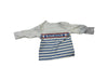 A White Long Sleeve T Shirts from Petit Bateau in size 12-18M for neutral. (Back View)