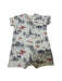 A White Short Sleeve Rompers from Petit Bateau in size 6-12M for neutral. (Back View)