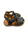 A Navy Sandals from Bopy in size 18-24M for neutral. (Back View)