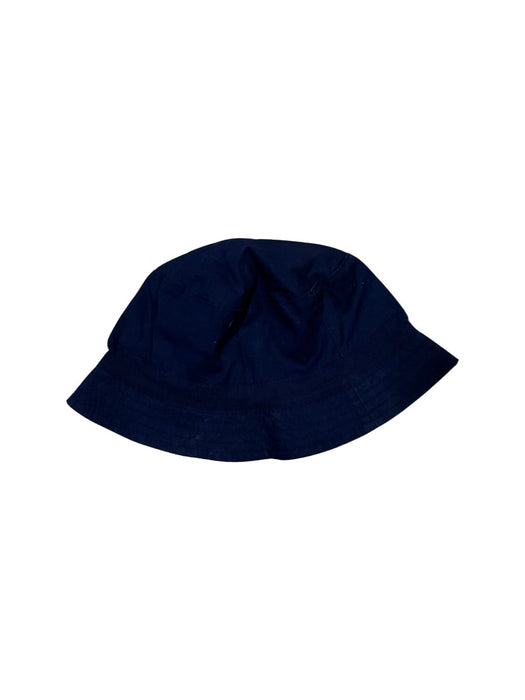 A Navy Sun Hats from Moschino in size 6-12M for neutral. (Back View)