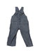 A Blue Long Overalls from Petit Bateau in size 12-18M for neutral. (Back View)