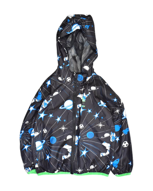 A Black Rain Jackets from Adidas in size 2T for boy. (Front View)