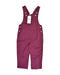 A Burgundy Long Overalls from Petit Bateau in size 18-24M for girl. (Front View)