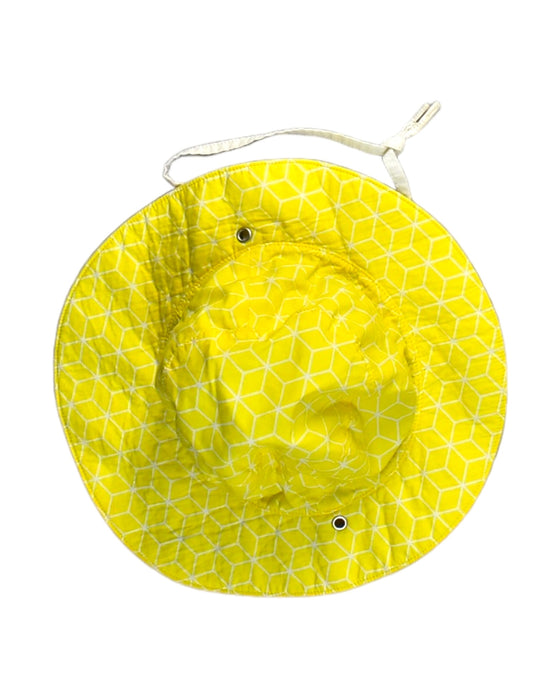 A Yellow Sun Hats from Ki ET LA in size 18-24M for girl. (Front View)