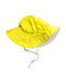 A Yellow Sun Hats from Ki ET LA in size 18-24M for girl. (Back View)