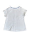 A White Short Sleeve Tops from Obaibi - Okaidi in size 3-6M for girl. (Back View)