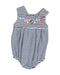 A Black Sleeveless Bodysuits from The Beaufort Bonnet Company in size 3-6M for girl. (Front View)