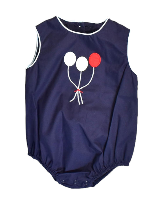 A Blue Sleeveless Bodysuits from The Beaufort Bonnet Company in size 6-12M for boy. (Front View)