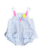 A Blue Sleeveless Bodysuits from Florence Eiseman in size 6-12M for girl. (Front View)