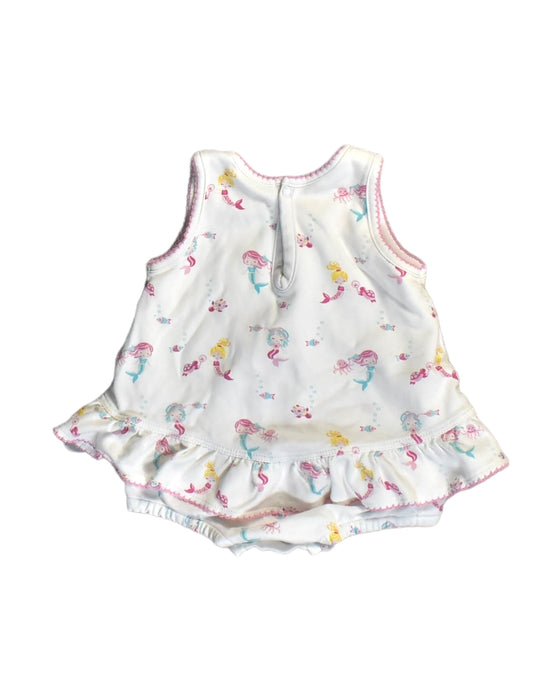 A White Sleeveless Bodysuits from Kissy Kissy in size 6-12M for girl. (Back View)