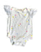 A White Short Sleeve Bodysuits from The Beaufort Bonnet Company in size 6-12M for girl. (Front View)