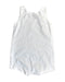 A White Sleeveless Tops from Le Petit Society in size 3-6M for girl. (Back View)