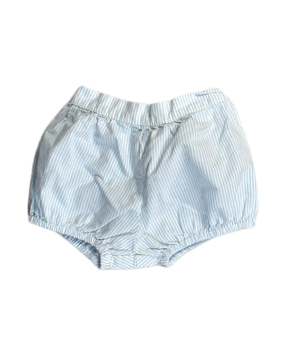 A Blue Shorts from Gingersnaps in size 3-6M for girl. (Front View)